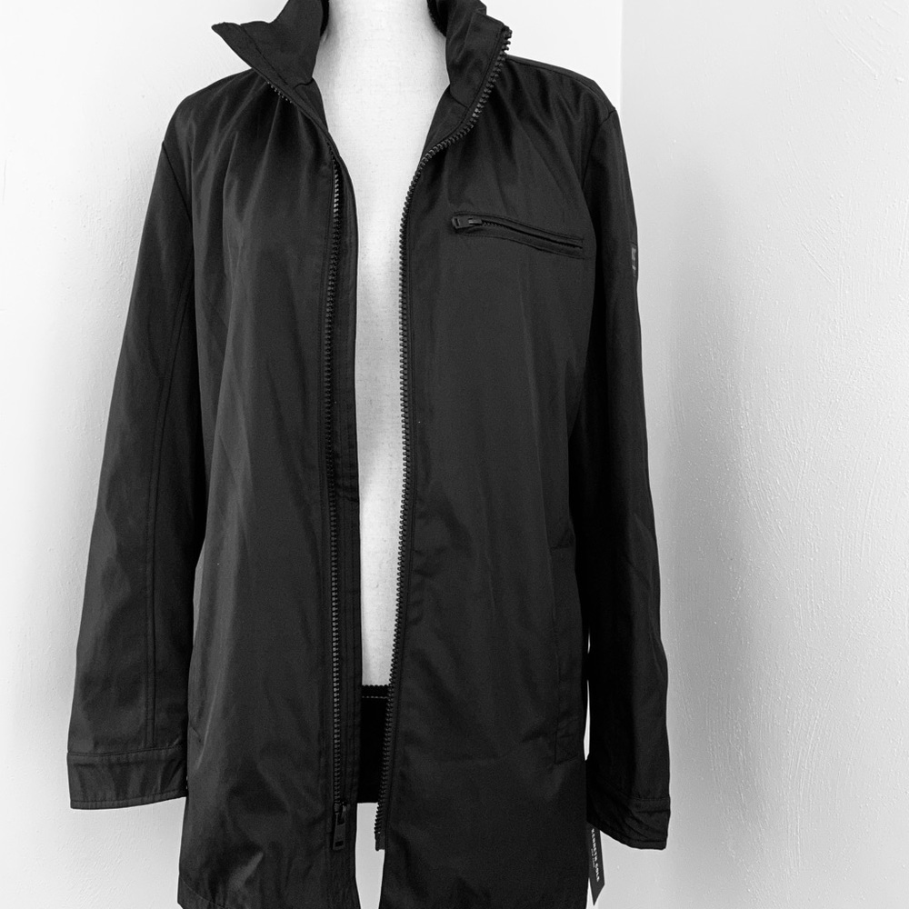 Kenneth Cole Hoodie Coat. Black. Sz. M.